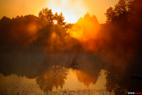 Огненный рассвет в июле: 10 утренних фото