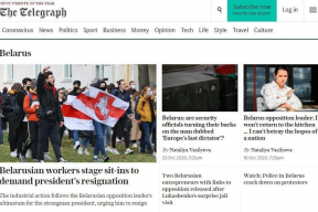 Фотофакт. Белорусские протесты на страницах мировой прессы