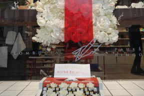 Витрины Вильнюса украшают в БЧБ