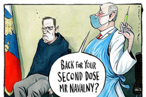 Карикатура дня. «Вернулись получить вторую дозу?»
