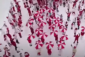 БЧБ-флэшмоб, где танцевали жители более 40 микрорайонов Минска