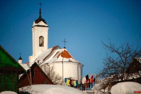 Мороз, тени и небо, как весной