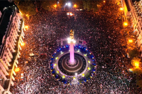 В Тбилиси коло 50 тысяч человек вышли с требованием освобождения Михаила Саакашвили