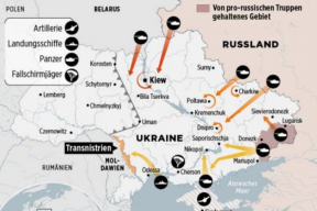 Bild опубликовала схему военного вторжения России в Украину