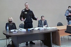 Навальный в суде: Не боюсь ни химоружия, ни Путина