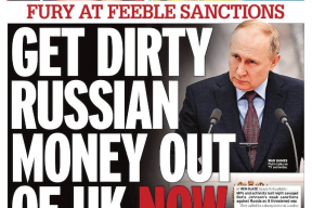 Обложка дня. «Вышвырните грязные российские деньги прямо сейчас»