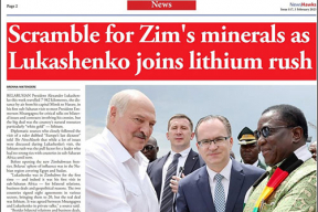 Новые подробности африканского вояжа: Лукашенко летал в Зимбабве за литием?