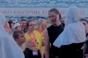 На «Славянском базаре» монахиня дала пощечину барабанщику