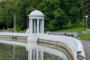 Фотофакт. Ротонду у Свислочи прихорошили