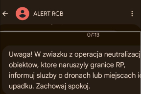 Жителям Польши пришло мобильное оповещение с намеком на дроны