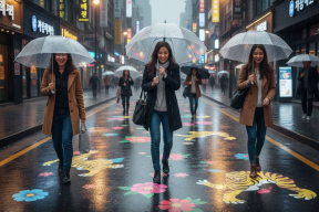 «А у нас вместо дорог дураки»: рисунки, оживающие под дождем