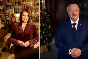 О власти и оппонентах. Что сказали в новогодних обращениях Тихановская и Лукашенко