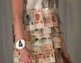 Платье из белорусских рублей (фотофакт)