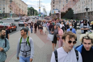 В Минске и других городах прошли стихийные акции протеста