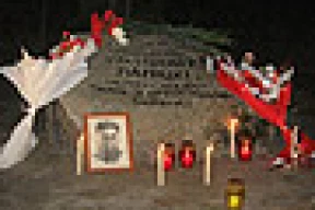 Пад Вялейкай знішчылі помнік герою антысавецкага падполля (фота)