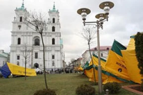 Последствия стихии в Гродно