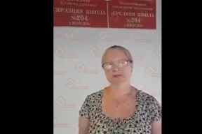 Не побоялась. Сторож минской школы записала видеообращение: явка завышена в несколько раз