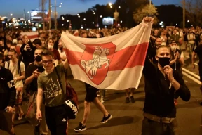 Как Беларусь протестовала в вечер выборов
