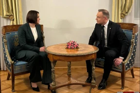 Фотофакт. Светлана Тихановская встретилась с президентом Польши Анджеем Дудой